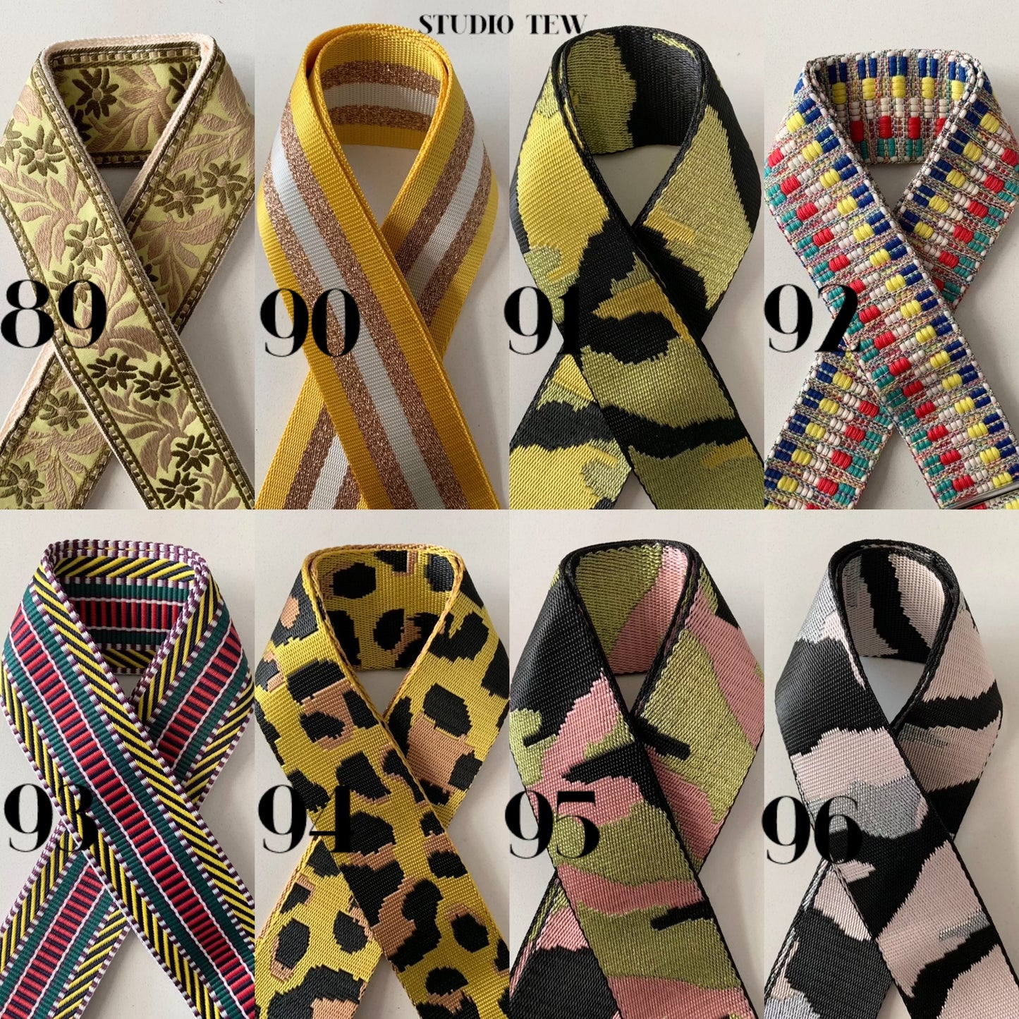 BAG STRAPS - 100 DESIGNS TO PICK FROM