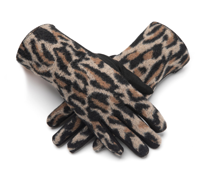 Leopard Print Gloves