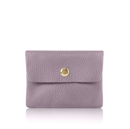 Lilac Mini Leather Purse - Mini