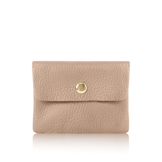 Nude Pink Mini Leather Purse - Mini