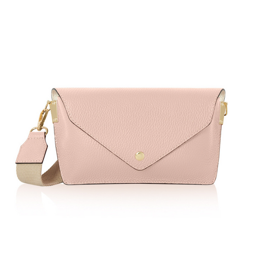 Small Nude Pink Leather Bag - Sansa