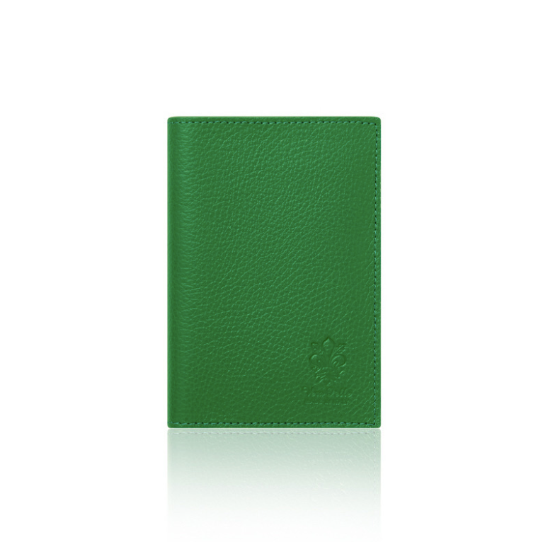 Green Leather Passport Holder