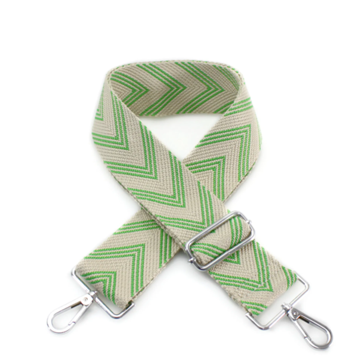 Green Arrow Print Bag Strap